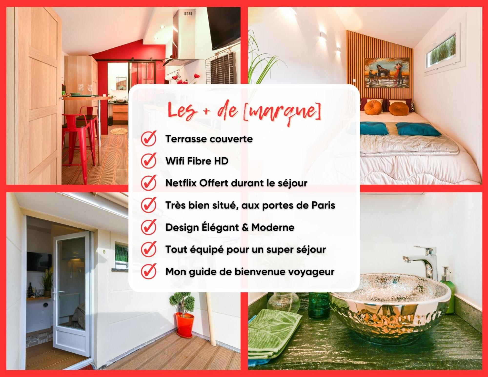 Apartament Paris-Zenith-Bienvenue-Terrasse-Netflix Pantin Zewnętrze zdjęcie